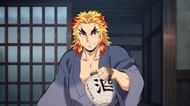 Shinjuro Rengoku, as seen in the anime Demon Slayer: Kimetsu no Yaiba (Image via Ufotable)
